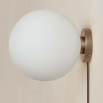 Orb Surface Mount - Pewter / White