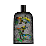 Curio Large Pendant - Black / Toucan