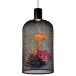 Curio Large Pendant - Black / Seascape