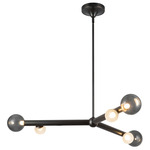 Reese Chandelier - Urban Bronze / Smoked