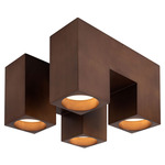 Bosco 12615 Ceiling Flush Light - Walnut / Frosted