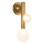 Reese Wall Sconce - Vintage Brass / Opal