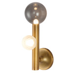 Reese Wall Sconce - Vintage Brass / Smoked