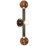 Reese Bathroom Vanity Light - Urban Bronze / Amber