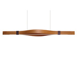 Woodstraps Pendant - Brushed Bronze / Natural Cherry