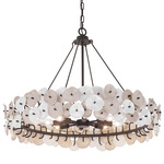 Ravelin Pendant - Dark Bronze / White / Cream