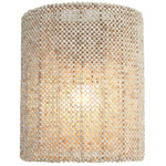 Copra Wall Sconce - Brushed Nickel / Natural