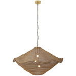 Marseille Chandelier - Brass