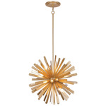 Confluence Pendant - Gold / Piastra