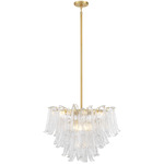Regent Chandelier - Legacy Brass / Clear