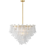 Regent Chandelier - Legacy Brass / Clear