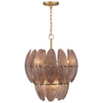 Marclaire Pendant - Legacy Brass / Brown