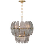 Marclaire Pendant - Legacy Brass / Grey