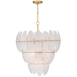 Marclaire Pendant - Legacy Brass / Clear