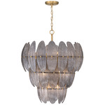 Marclaire Pendant - Legacy Brass / Grey