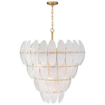 Marclaire Pendant - Legacy Brass / Clear