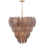 Marclaire Pendant - Legacy Brass / Brown