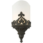 Metropolitan Alabaster Wall Sconce - Aged Bronze / Alabaster