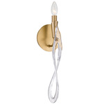 Glassara Wall Sconce - Legacy Brass