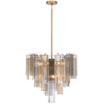 Torvento Pendant - Legacy Brass / Amber / Clear / Smoke