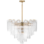 Torvento Pendant - Legacy Brass / Clear