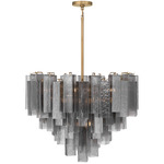 Torvento Pendant - Legacy Brass / Smoke