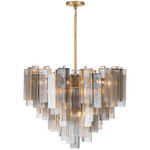 Torvento Pendant - Legacy Brass / Amber / Clear / Smoke