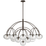 Lenora Chandelier - Dark Bronze / Clear