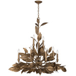 Seraphine Chandelier - Weathered Gold