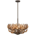 Arboles Pendant - Heritage Bronze / Amber