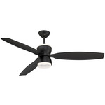 Sandfell Smart Ceiling Fan with Color-Select Light - Coal / Coal