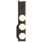 Vestra Wall Sconce - Dark Bronze / Etched Opal