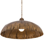 Zinnia Pendant - Antique Brass / Antique Brass