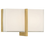 High Rise Bath Bar - Legacy Brass / Mitered White
