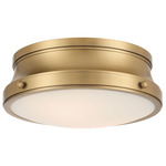 Purelight Ceiling Light - Legacy Brass / Etched Opal