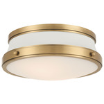 Purelight Ceiling Light - Legacy Brass / Off White / Etched Opal