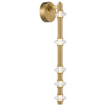 Pearl Wall Sconce - Legacy Brass / Clear
