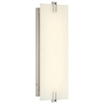 Aizen Wall Light - Brushed Nickel / Alabaster