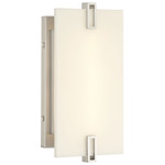 Aizen Wall Light - Brushed Nickel / Alabaster