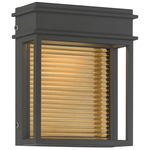 Clyne Outdoor Wall Sconce - Sand Coal / Clear