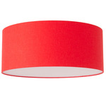 Stretch Ceiling Light - Weathered Brass / Crimson Red