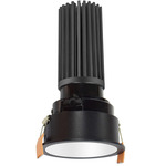 Copa Mini 3 inch Round Flanged Regress Downlight with Housing - Black / White