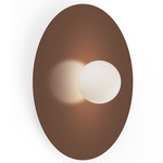 Bola Disc Wall / Ceiling Light - Clay / Opaline