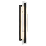 Esme Wall Sconce - Matte Black / Faux Alabaster