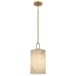 Gianna Pendant - Bronze Gold / Alabaster