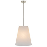 Peregrine Alabaster Pendant - Brushed Nickel / Alabaster