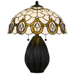 Orla Table Lamp - Matte Black / Multicolor