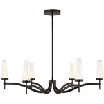Butler Chandelier - Mediterranean Bronze / Clear