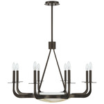 Salford Chandelier - Mediterranean Bronze / Onyx