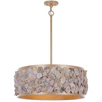 Leanne Pendant - Chandon / Oyster Shell